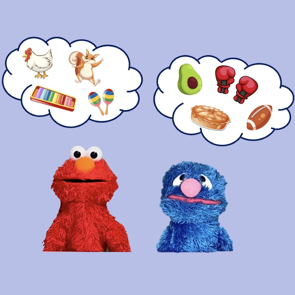 Watch and Think with Elmo and Grover!