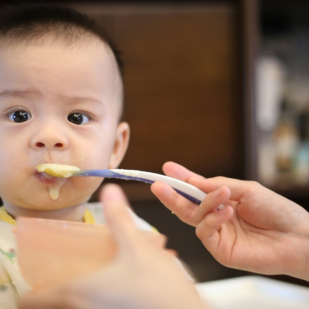 Babies' reactions to unfamiliar foods