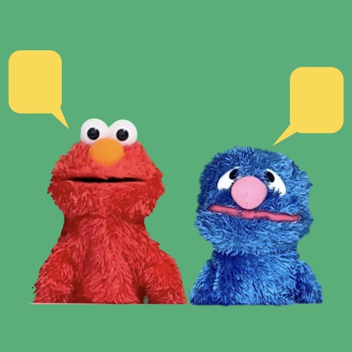 Let's see Elmo and Grover meet new friends