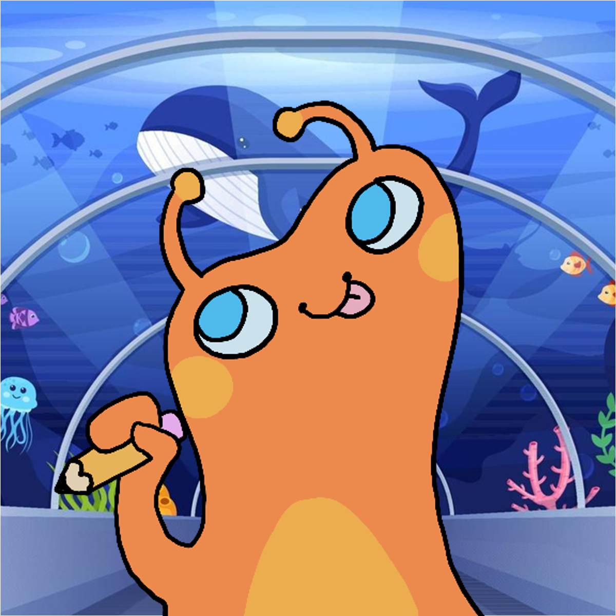 Momo's day at the aquarium