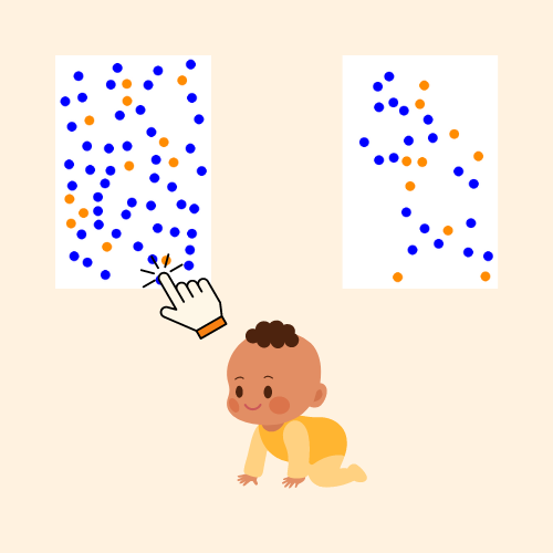 1:2 versus 3:4 - Can babies tell the difference?