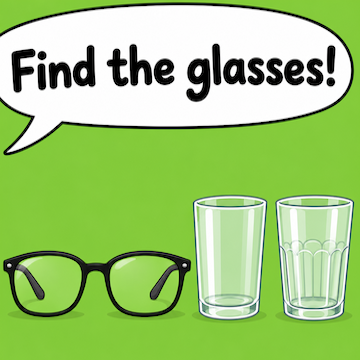 "Glasses" and "Glasses" can mean different things!