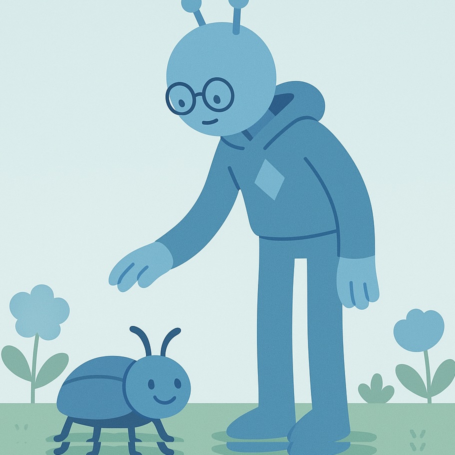 Why is Rowan Playing with Bugs?
